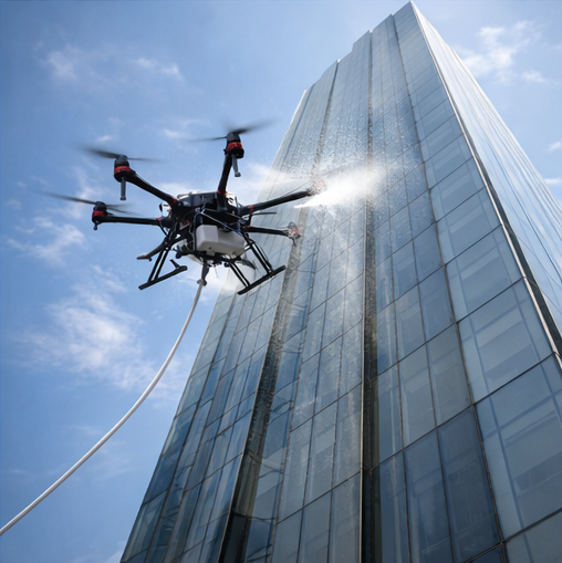 Drone ile Dış Cephe Temizliği